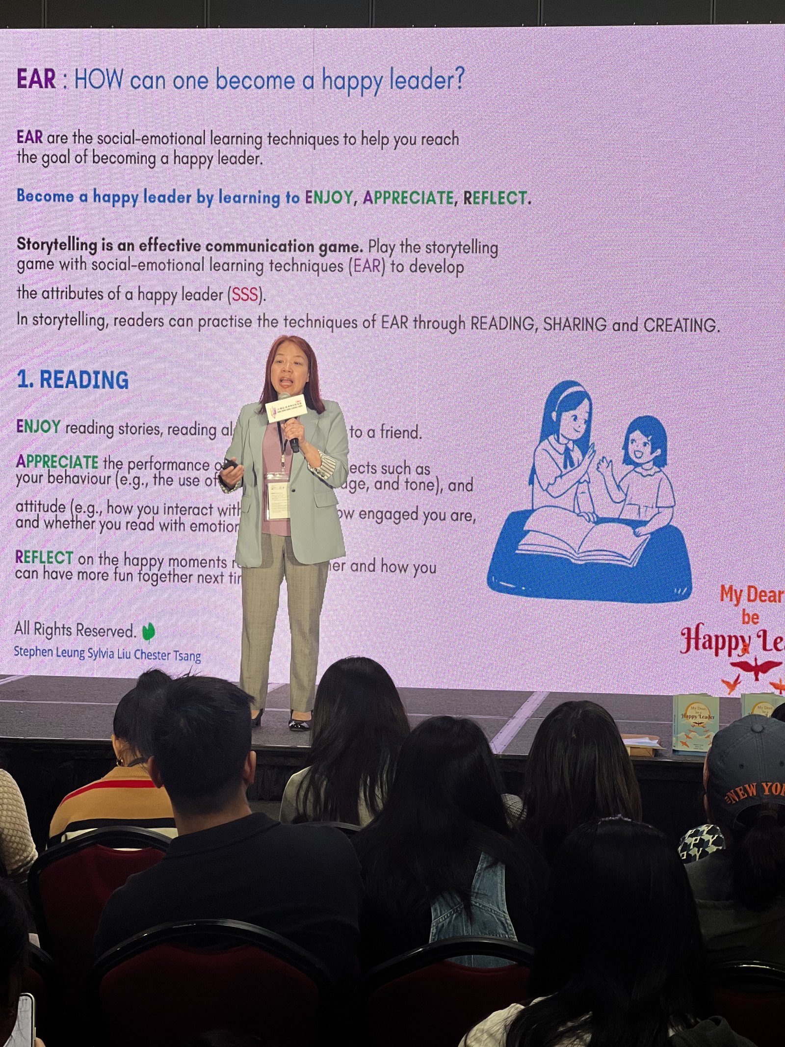 Book launch event - Audience engagement